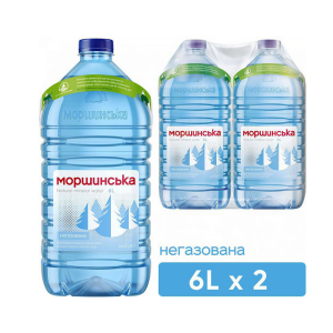 Вода мінеральна негазована, 6л, "Моршинська"