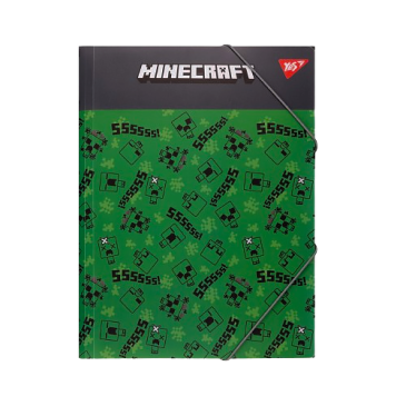Папка на резинці Yes Minecraft Creepers A4
