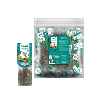 Чай ягідно-трав'яний 110г (2.2г*50), кадді - пакет, «Joy of Mint» Tea Moments