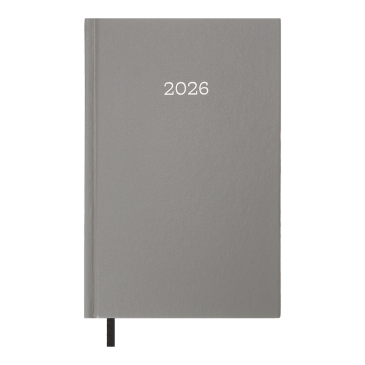  Щоденник датов. 2026 SIMPLE, A5, сірий, бумвініл