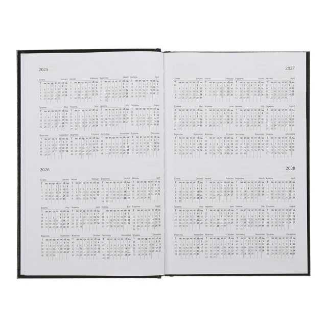  Щоденник датов. 2026 SIMPLE, A5, сірий, бумвініл #5
