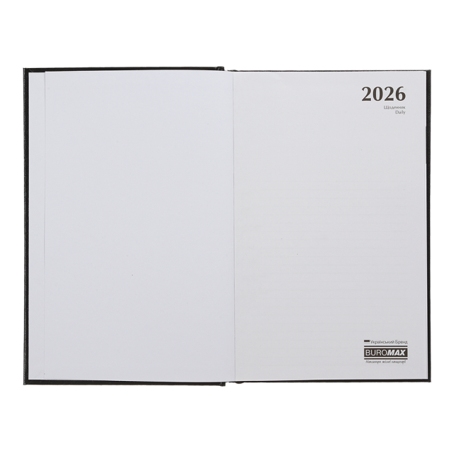  Щоденник датов. 2026 SIMPLE, A5, сірий, бумвініл #3