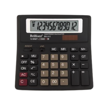 Калькулятор Brilliant BS-312, 12 розрядів