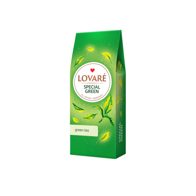 Чай зелений 80г, лист, "Special Green", LOVARE #1