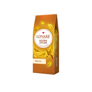 Чай чорний 80г, лист, "Golden Ceylon", LOVARE
