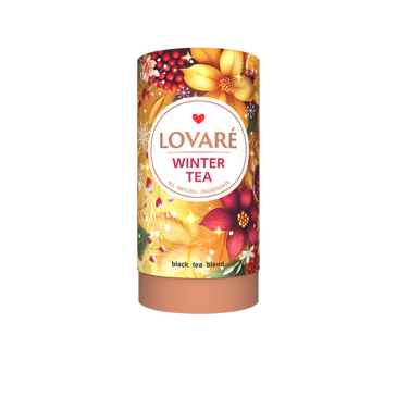 Чай чорний, з плодами, пелюстками квітів 80г, лист, WINTER TEA, LOVARE