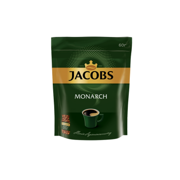 Кава розчинна 60 г, пакет, ТТ JACOBS MONARCH