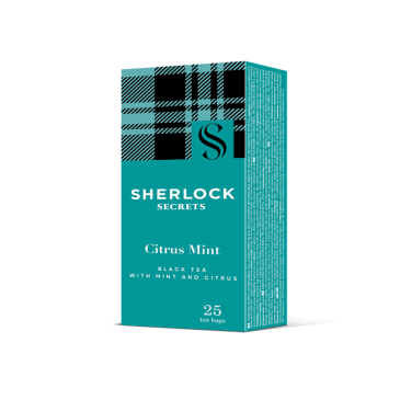 Чай чорний 2г*25, пакет, "Citrus Mint", Sherlock Secrets