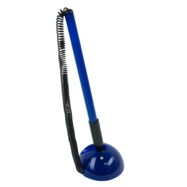 Ручка кулькова на підставці BLUE DeskPen, L2U, 0,7 мм, пласт.корпус, сині чорнила
